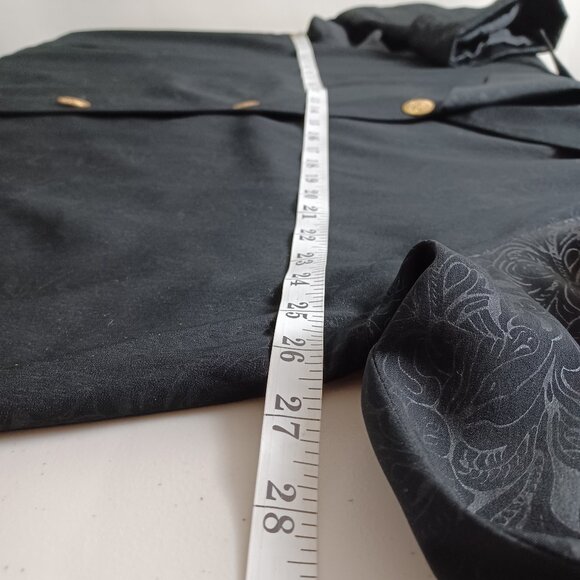 Pizazz Floral Jacquard Pattern Vintage Trent Coat - Picture 10 of 16